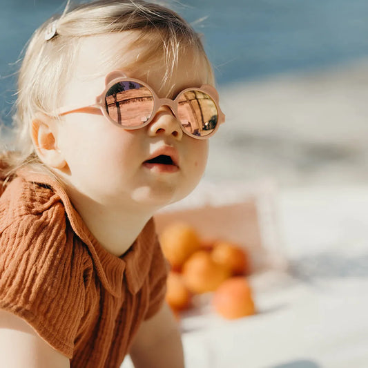 Lunettes de soleil enfant - Ourson Rose Pêche