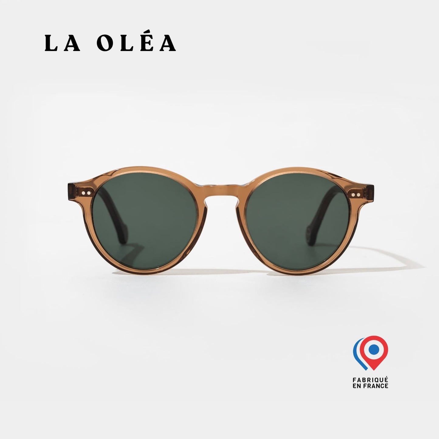 Lunettes de soleil Oléa - Marron Translucide