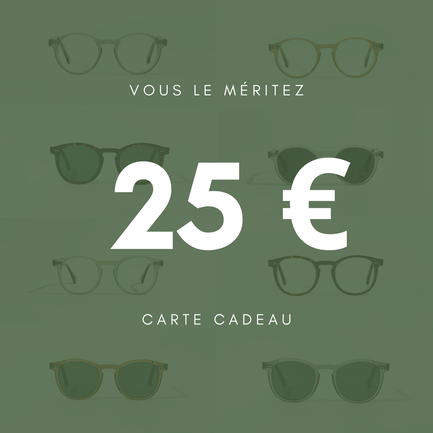 Carte-cadeau L'Opticienne Verte