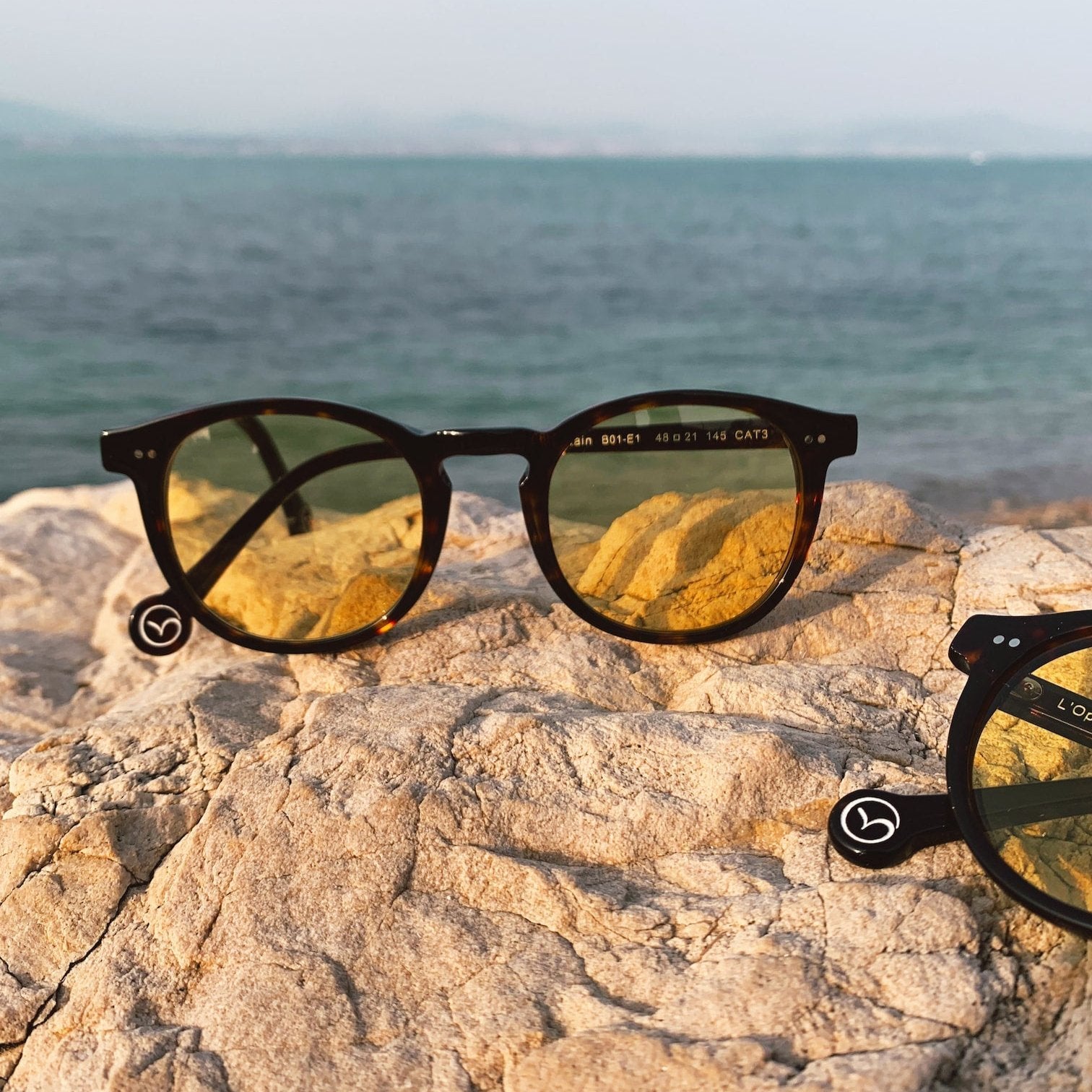 Lunettes de soleil françaises La Palme Sunset – L'Opticienne Verte